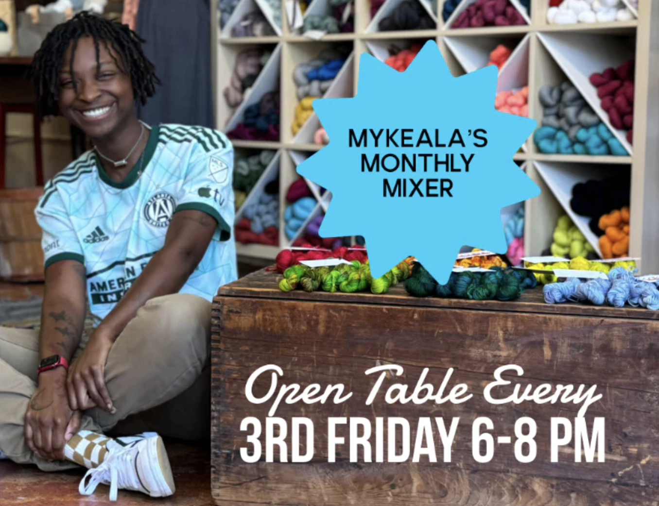 Mykeala's Monthly Mixer at the Craftivist