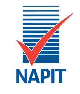 NAPIT logo with a red checkmark and blue stripes.