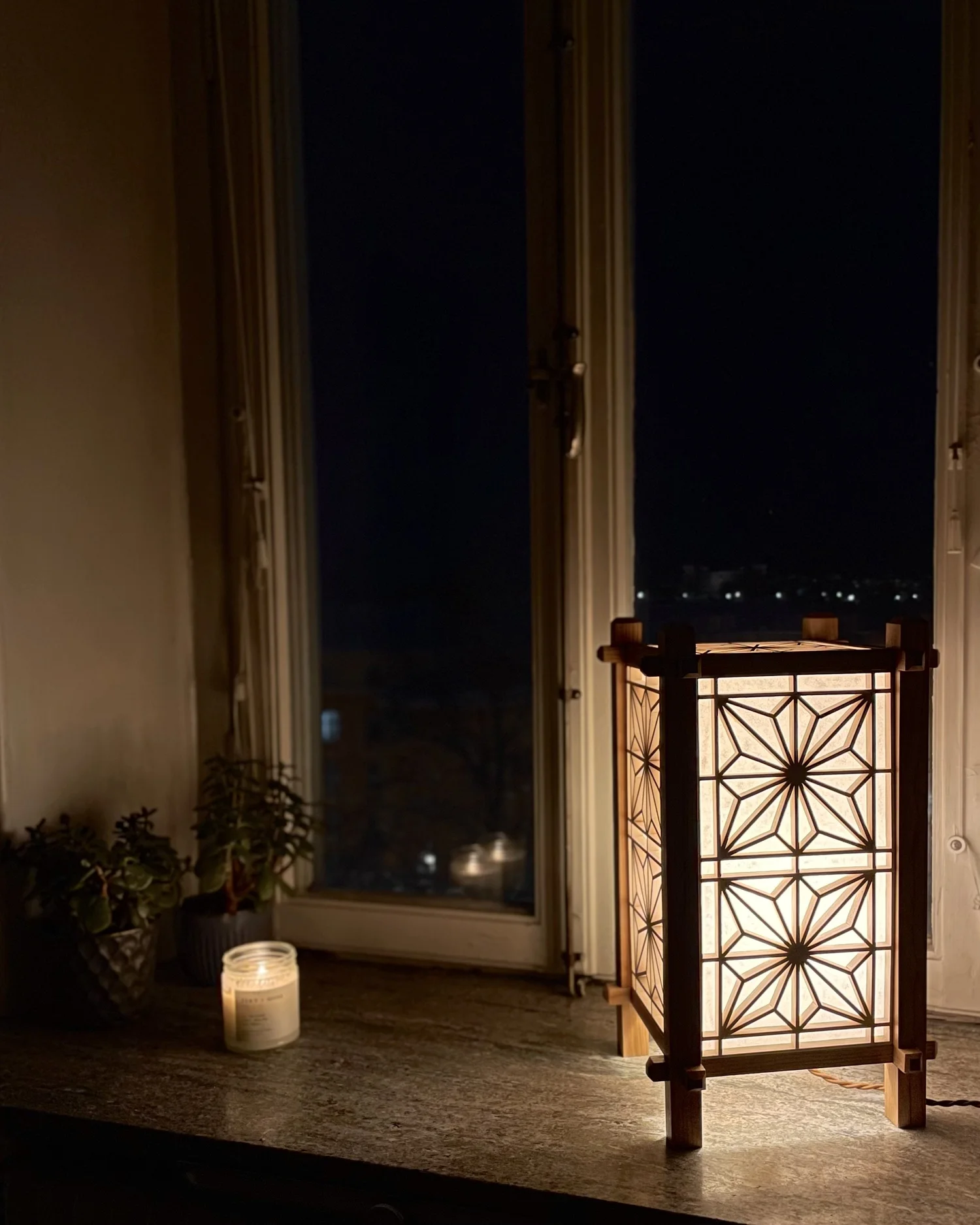 Kumiko Lamp — Hallowell Woodworks