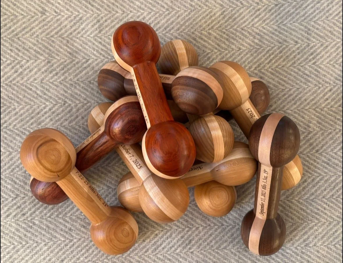 Eleven more heirloom rattles being packaged for pickup and shipping. 

Thanks for the business. Keeping an old man busy in retirement!