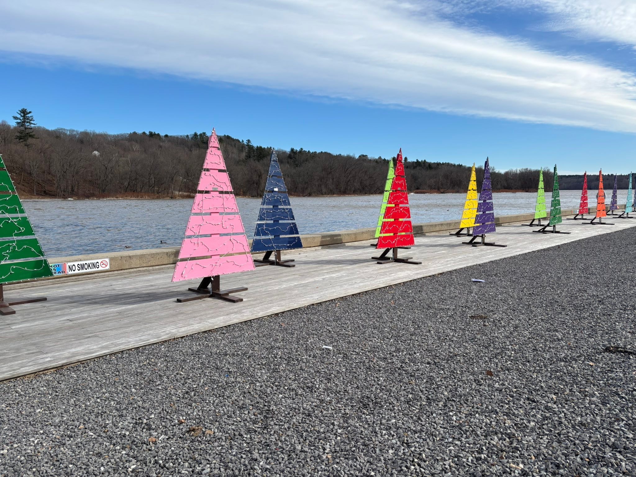 Don&rsquo;t fret if you see the trees are dark. I was going stir crazy so figured a way to drive without my boot and just put it on when I reach my final destination.

Sandbags all moved and pvc piping/deck wires removed. This should make Saturday mo
