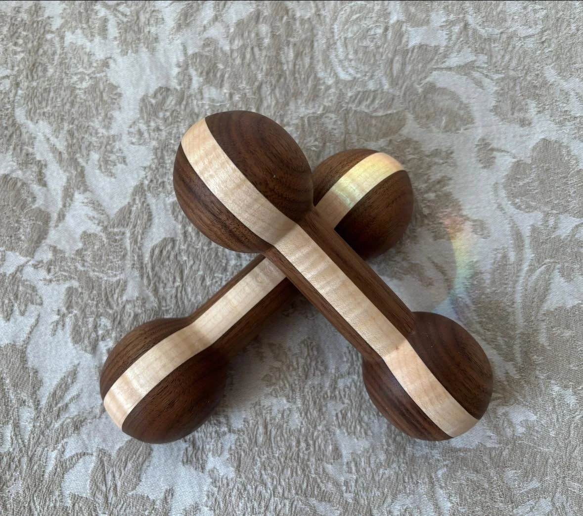 Got the go ahead from Ortho to just use the ankle brace. Still with pain off a but overall better. Fracture site stable. 

Got some lathe time and turned two of my favorite wood combo rattles.?small amount of yard work. Have to get acclimated to the 