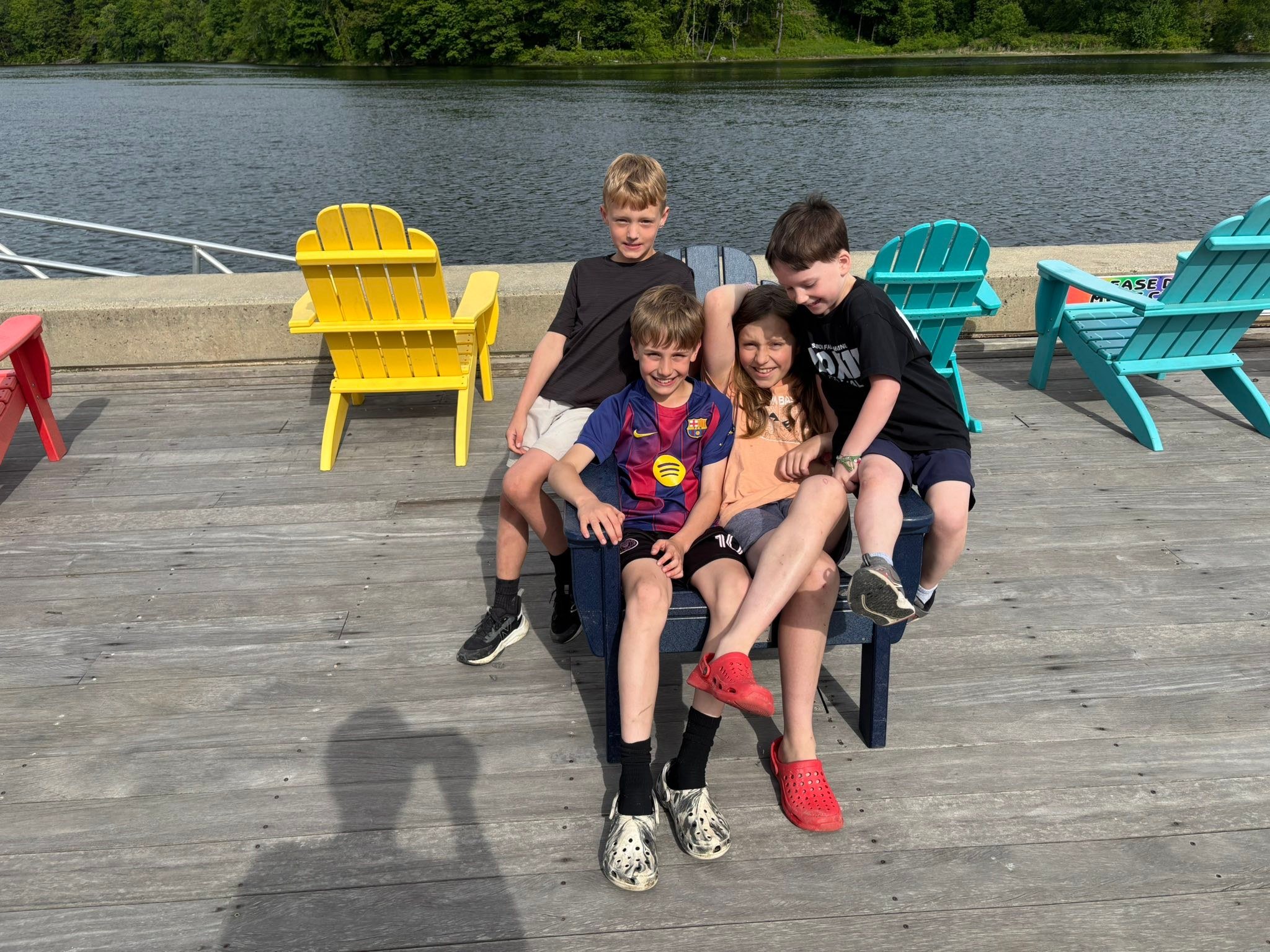 Thanks to my intrepid chair detectives and the dad of two of the kiddos, Dr Cooper&rsquo;s chair is back where it belongs!

The kids were quite excited with their &ldquo;finder&rsquo;s reward&rdquo;. A gift card purchased for the Local Scoop.

Order 