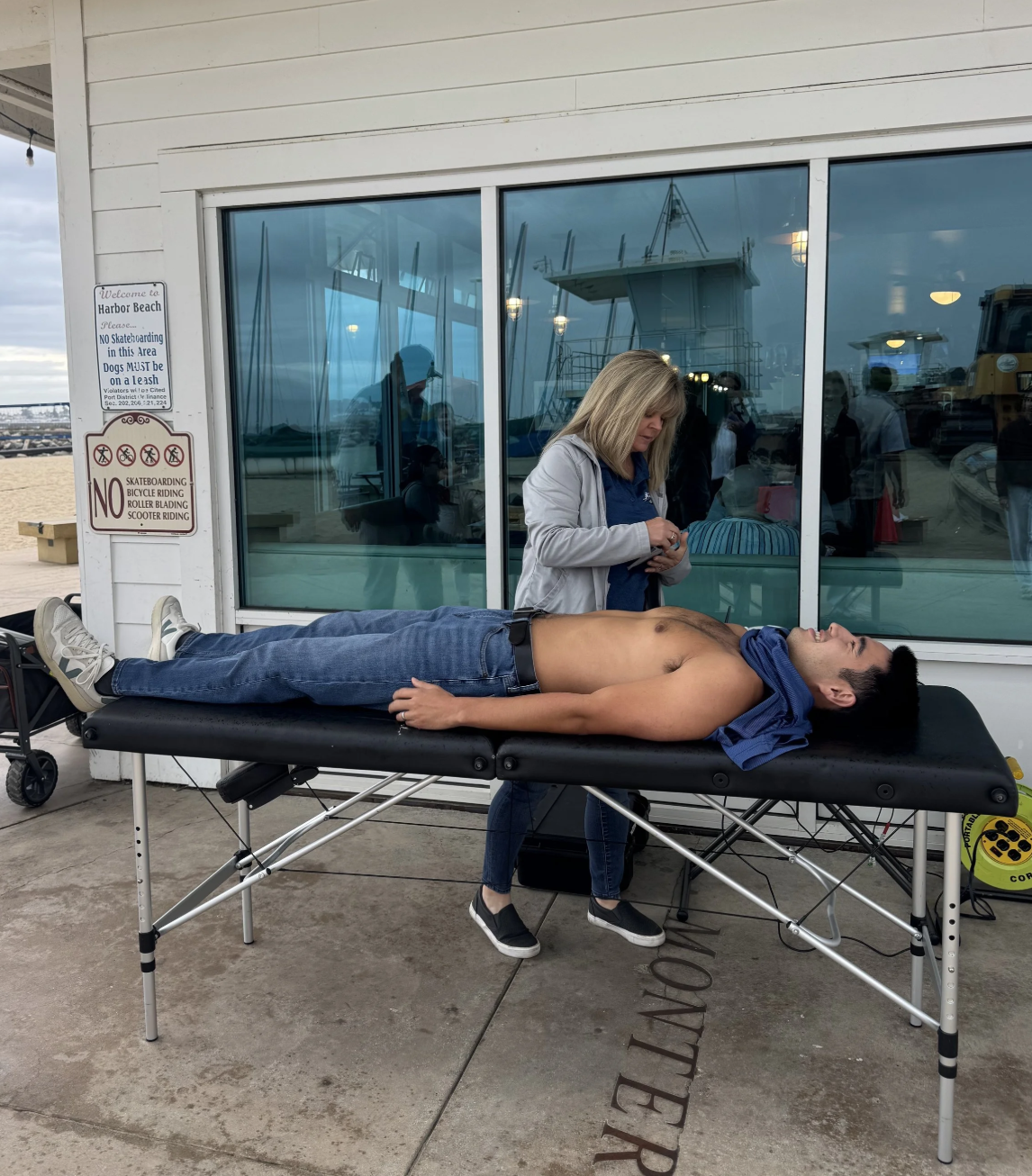 New AED and SaveStation at Santa Cruz Harbor