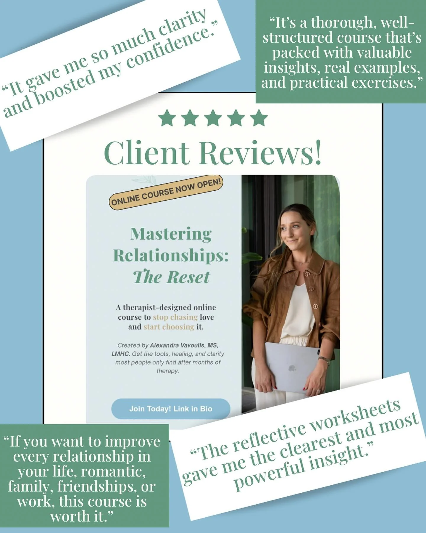 ✨ Real words from real students ✨
Hearing how Mastering Relationships: Foundations of Love &amp; Self has impacted lives is exactly why I created this course. 💛
These stories aren&rsquo;t just reviews&mdash;they&rsquo;re proof that when you invest i