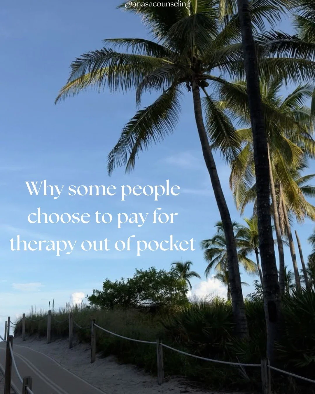 There's no right or wrong way to pay for therapy. But a lot of people don't know these options exist. 🤍 Save this and send it to the friend who keeps saying, "I should really start therapy."