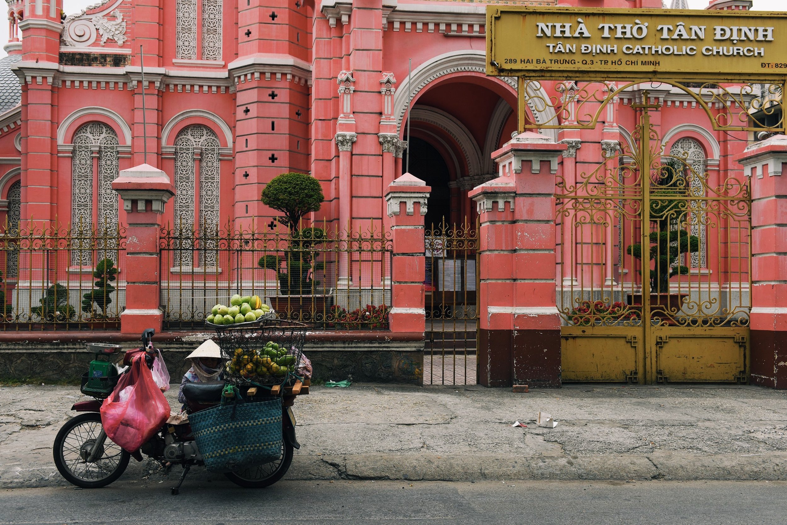 Pink Church, Ho Chi Minh City, Vietnam – Tân Định Church