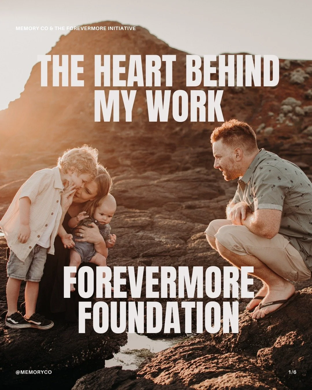 There is a special part of my work that many people don&rsquo;t know about.

Through the Forevermore Foundation, I offer complimentary family photography sessions for families facing a cancer diagnosis.

These sessions create a small space outside th