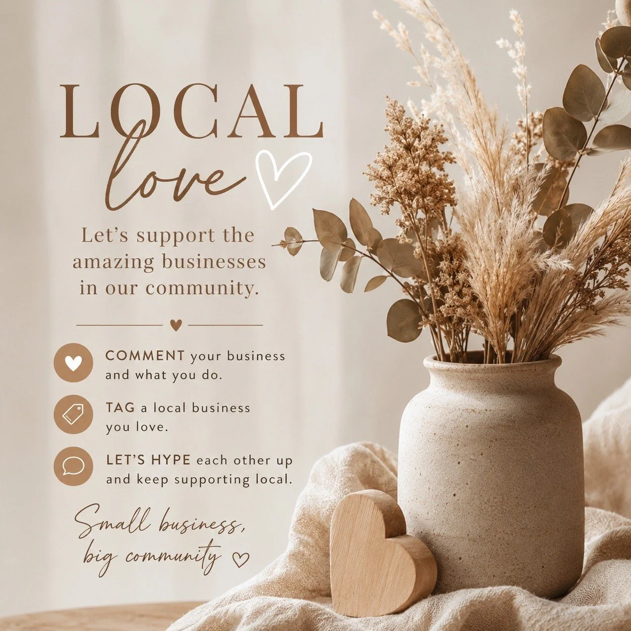 Alright legends, time for a little LOCAL LOVE thread!!

If you run a business, drop it below. Tell us what you do and where people can find you 👇

Bonus points if you tag another amazing local business while you&rsquo;re here.

Small businesses supp