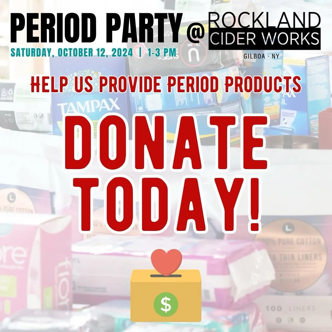We are fundraising to provide period products for those lacking access. 
Did you know that 2 in 5 people struggle to afford menstrual products? 
Since these essentials are rare in food banks and aren’t covered by SNAP, many face the tough cho