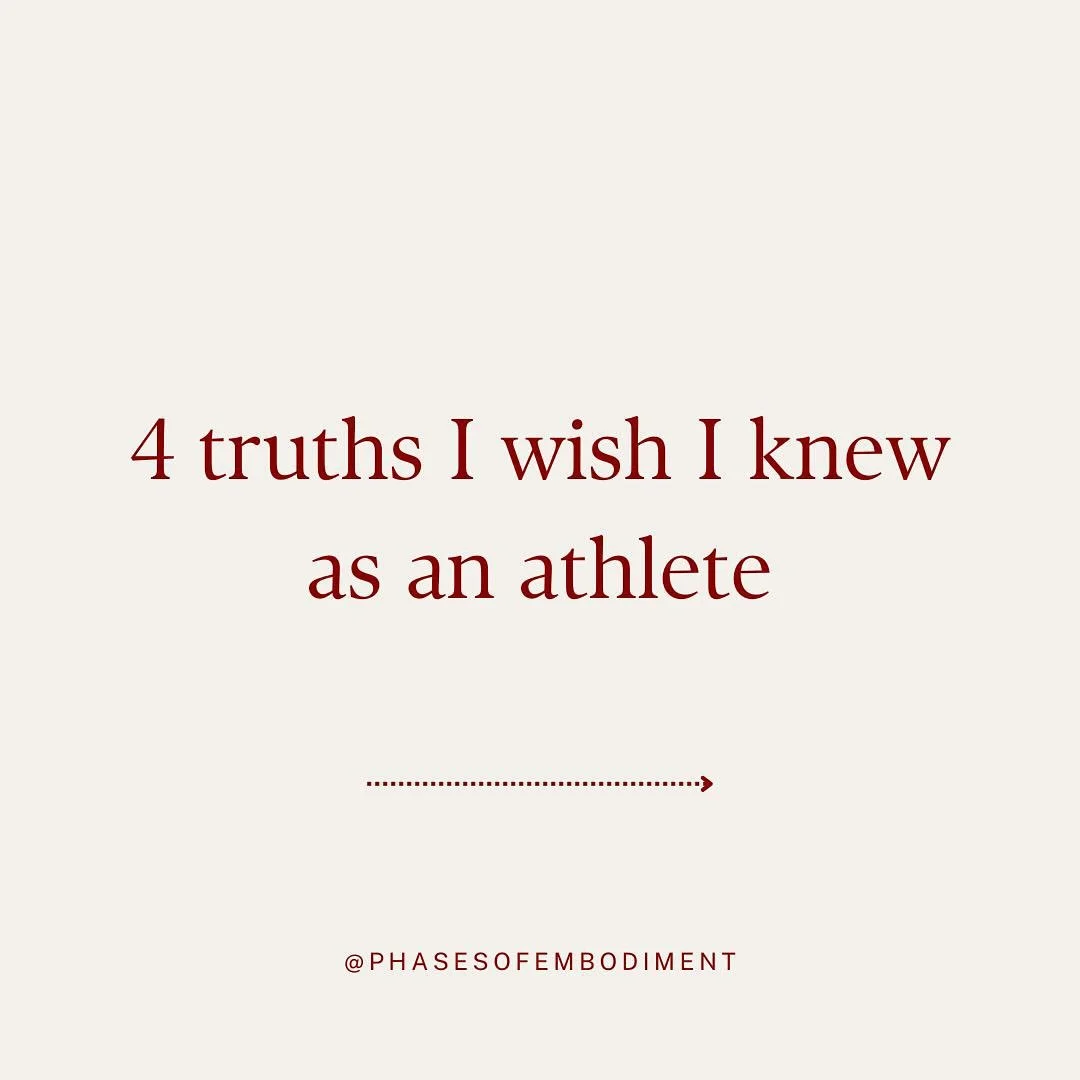 ✅ What would you add?

#athlete #studentathletes #mindful #athletementalhealth #injuryprevention #menstrualcycleawareness #femaleathlete #empowerment #womenshealth #cyclicalliving #hormones #hormonalhealth