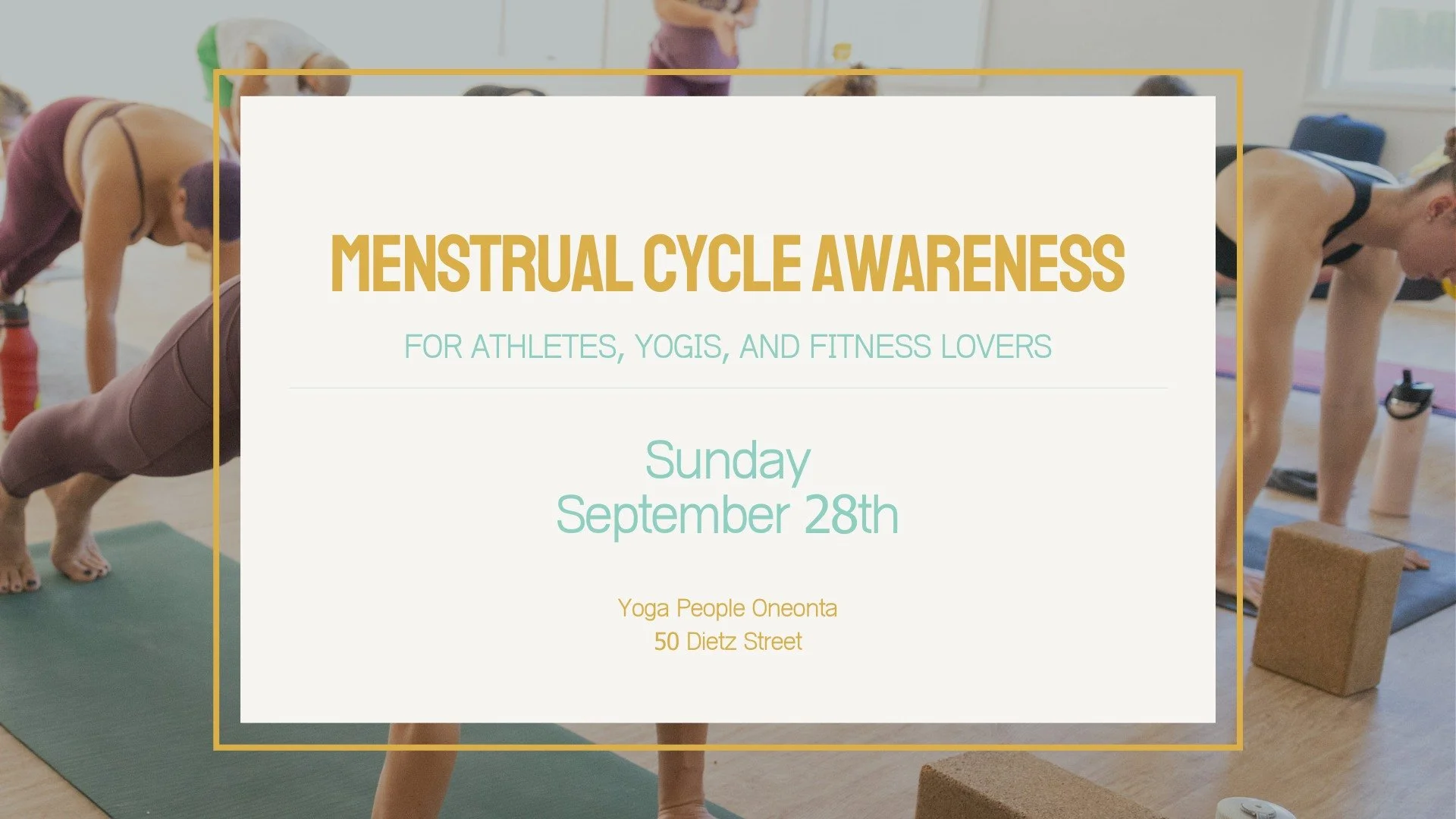 Menstrual Cycle Awareness for Athletes Workshop