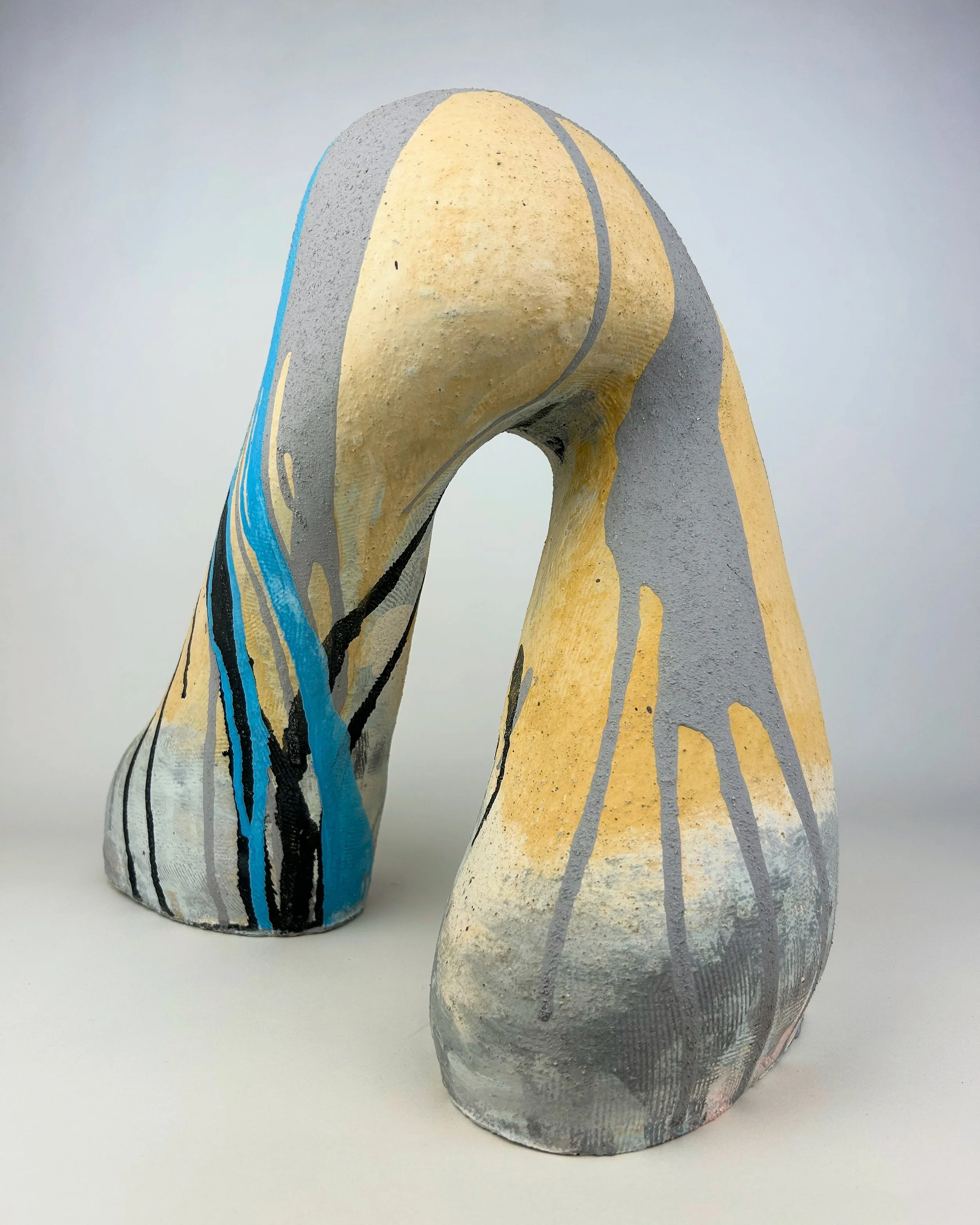 Untitled, 2025, Ceramic, Glaze, Maison Stain, 18%22 x 18%22 x 18%22.JPG