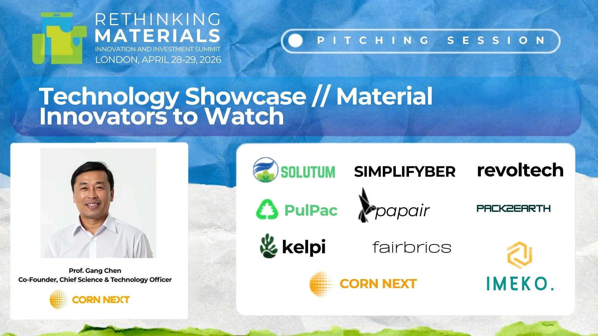 Nature’s Blueprint: Corn Next and Dr. Chen Challenge the "Bioplastic" Status Quo in London