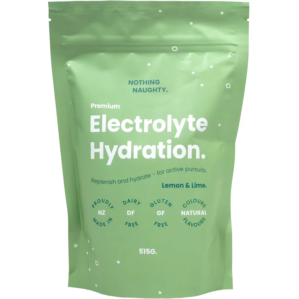 Nothing Naughty Electrolyte Hydration Powder 515g (Lemon & Lime)