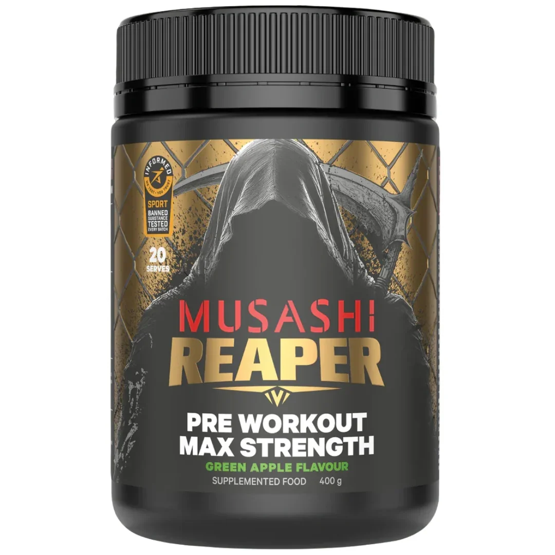 Musashi Reaper Pre Workout Max Strength Green Apple