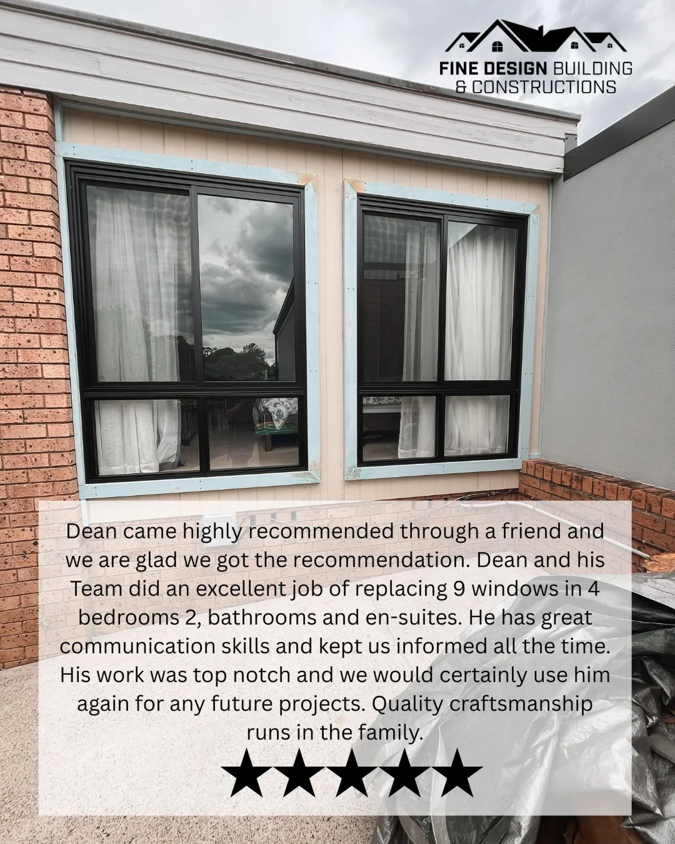 Another satisfied client with brand new windows ✨

📞 Call Dean on 0409 245 268 to organise a free quote 📞
