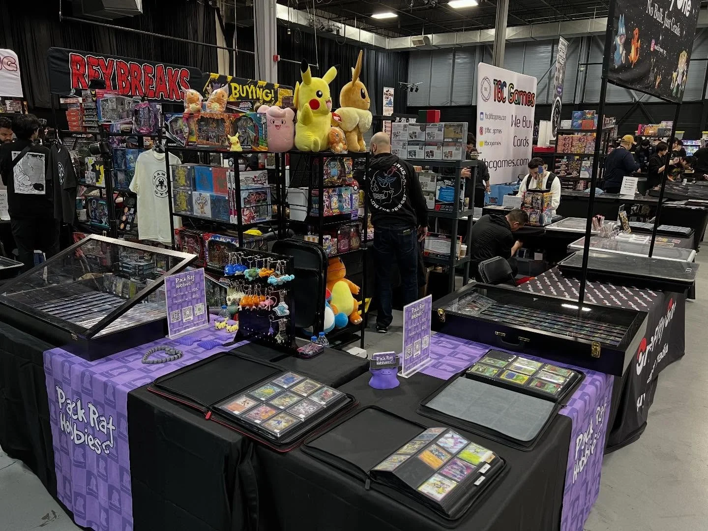 Couple pictures of our tables at New Jersey #collectacon #pokemon #tcg