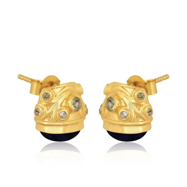 Alexandria Peridot and Sodalite Studs Full.jpg