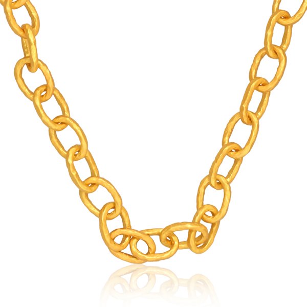 Amara Gold Vermeil Fob Necklace