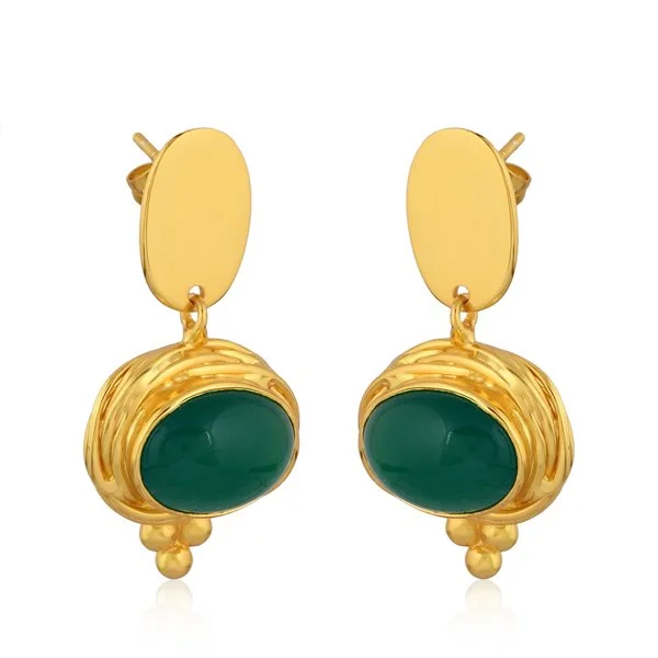Green Onyx Etruria Earrings Side.jpg