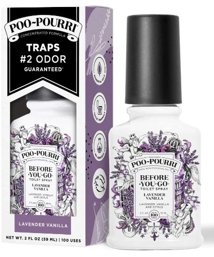 Poo-Pourri Before-You-Go Toilet Spray, Lavender Vanilla, 2 Fl Oz