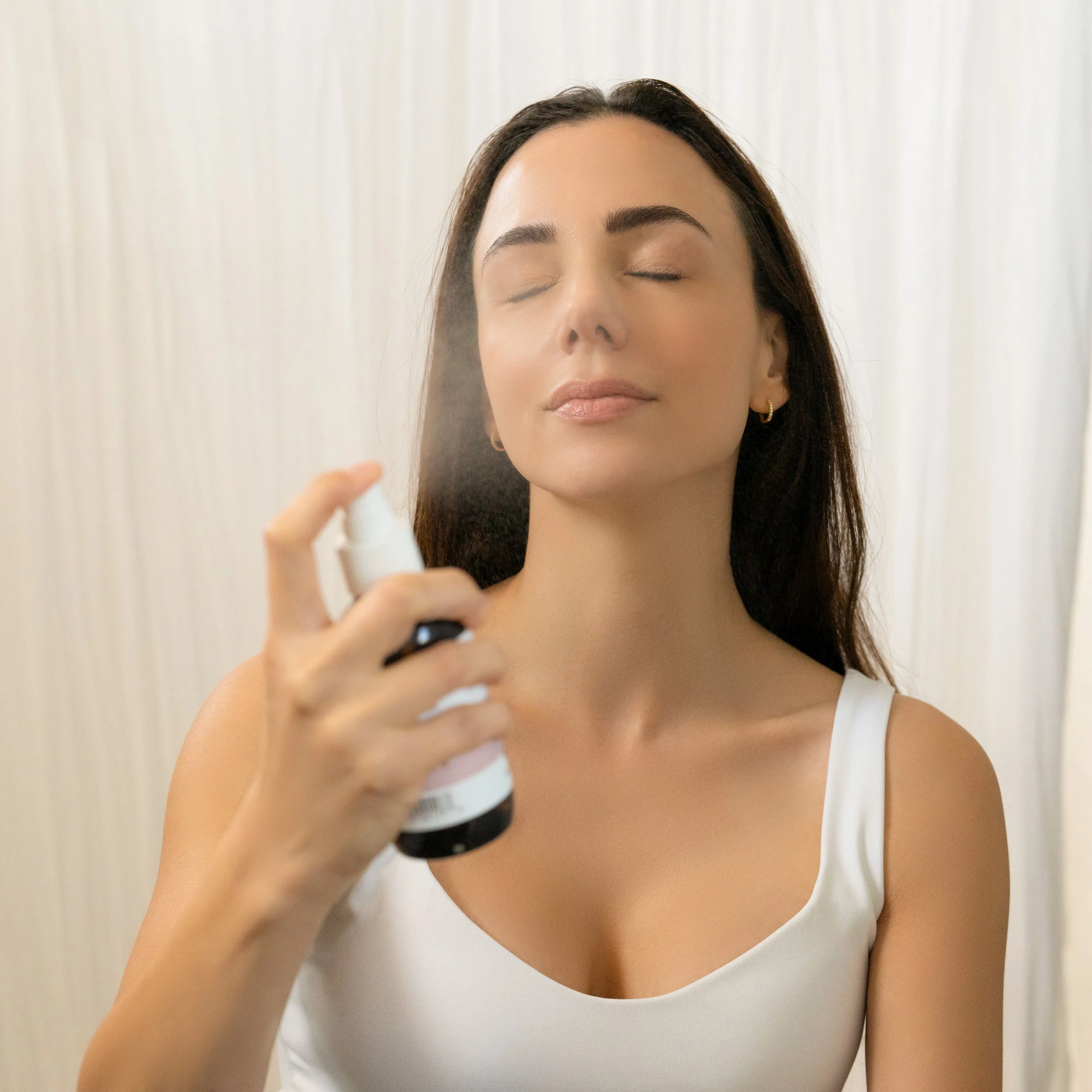 luxury product photographer, high end wellness skincare model product photography California, hand model