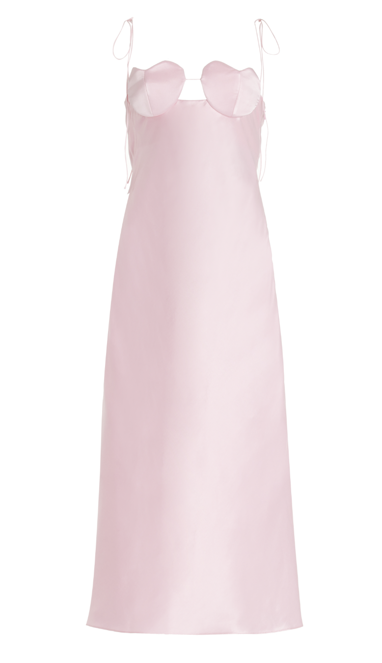 Anna October | Amur Satin Midi Dress