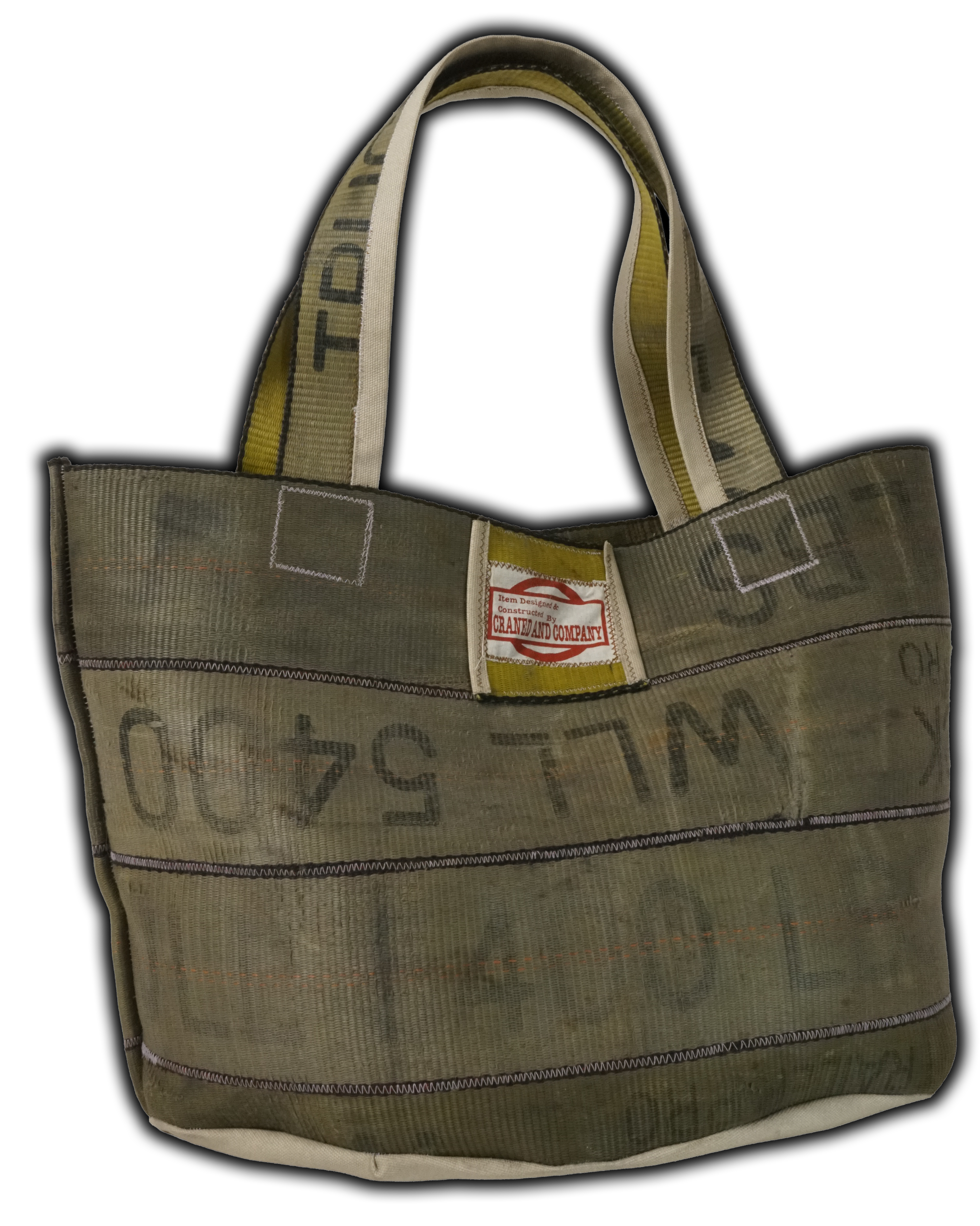 Truck Strap Tote Bag (Yellow) No.4