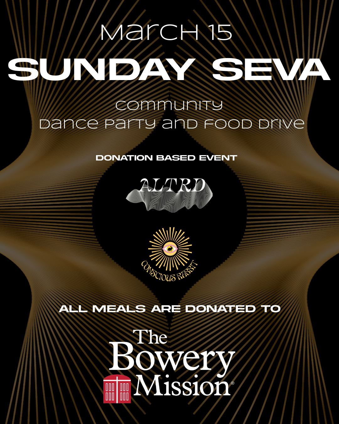 Community Food Drive and Dance Party