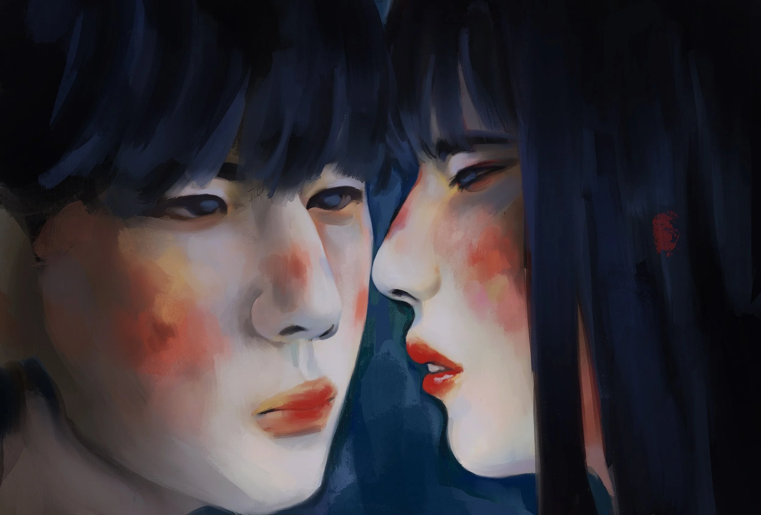 Pledge Allegiance to My Heart (2024) - Procreate