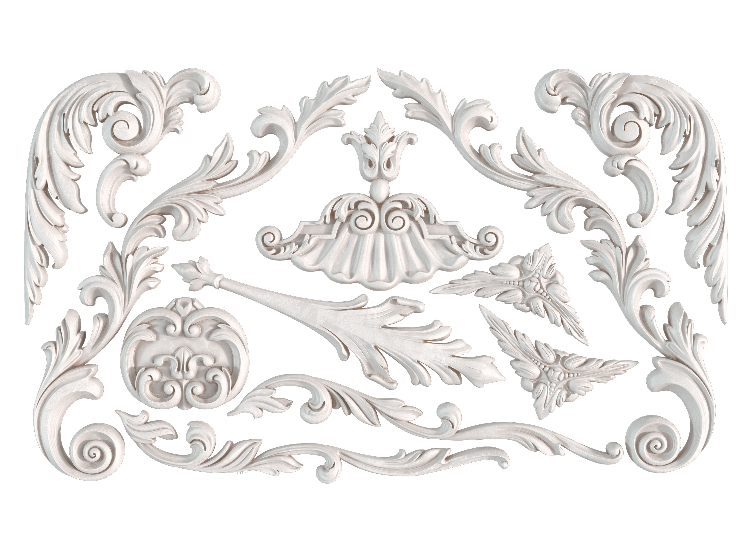 Dainty Flourishes 6X10 IOD Mould