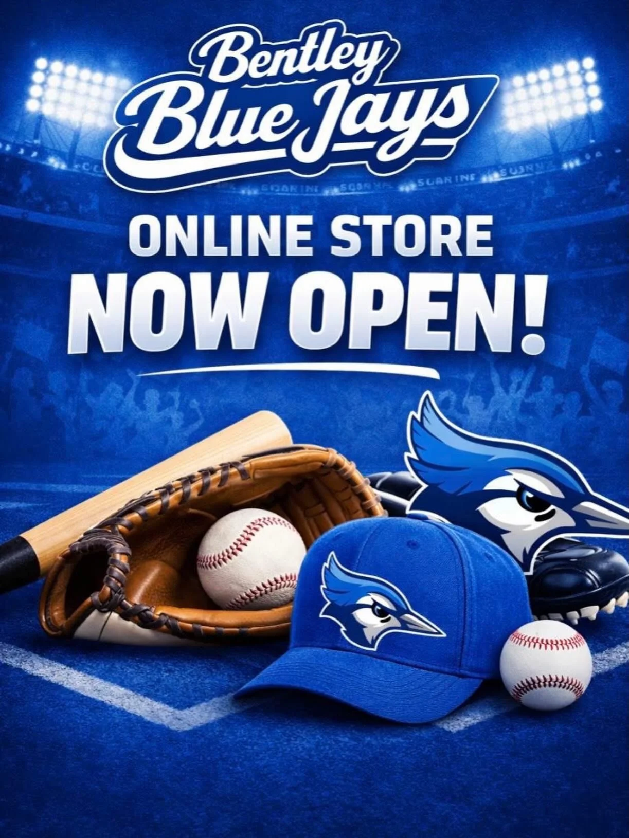 ⚾️ Bentley Minor Ball Fam &mdash; we need your help! 💙

Our merch store is live, and we&rsquo;d love for you to share the link with your friends and family far and wide! Every share helps support our players and builds pride in our amazing ball comm
