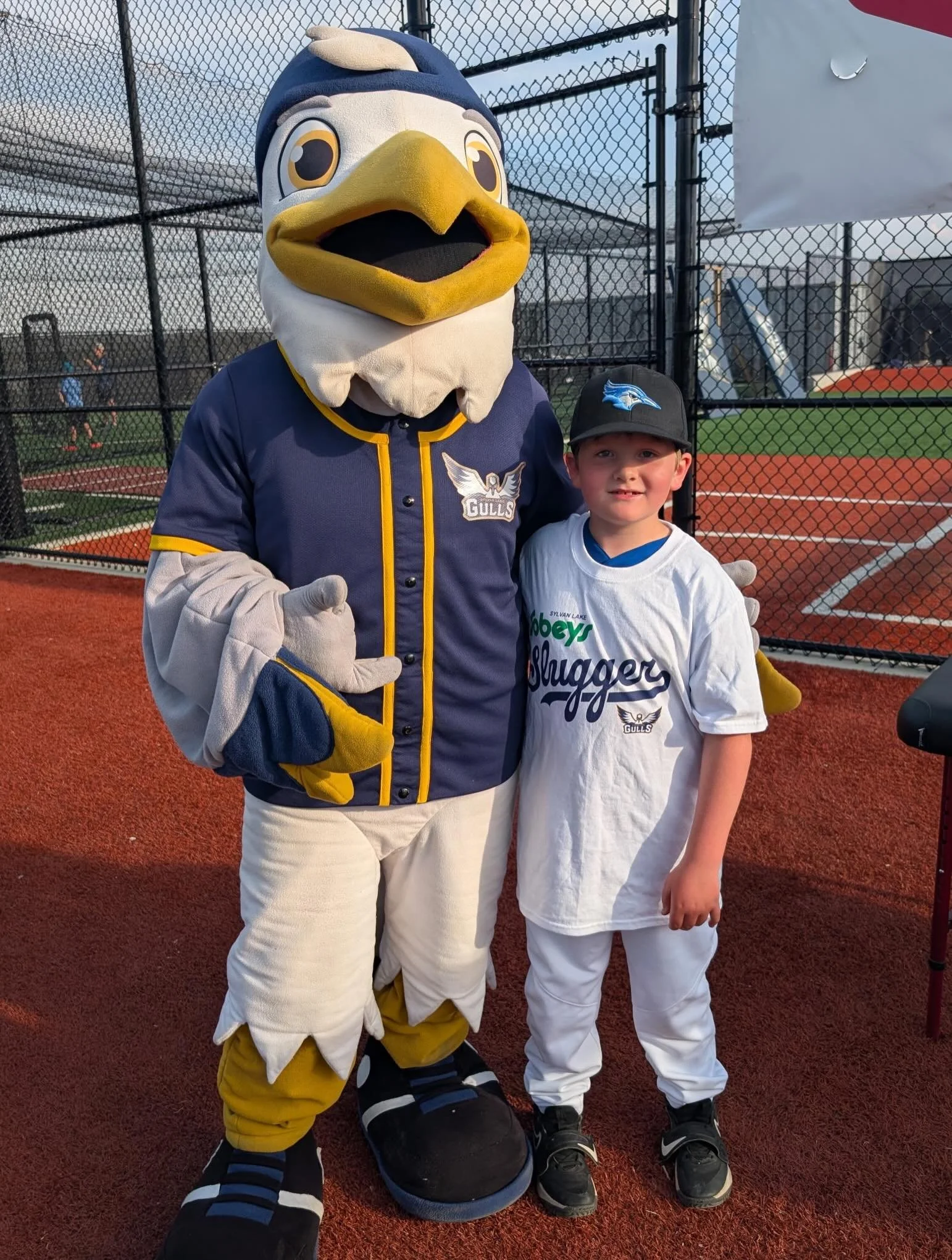 What a cool experience for Ryker Benson last night at the Sylvan Lake Gulls home opener! ⚾️

Ryker was chosen as the Sobeys Slugger and proudly represented Bentley Minor Ball while being part of all the excitement before the Gulls kicked off their 20
