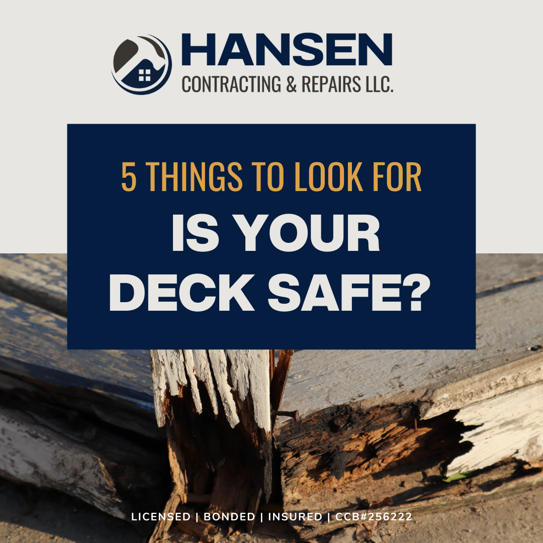 Is Your Deck Safe? 5 Warning Signs Every Homeowner Should Know