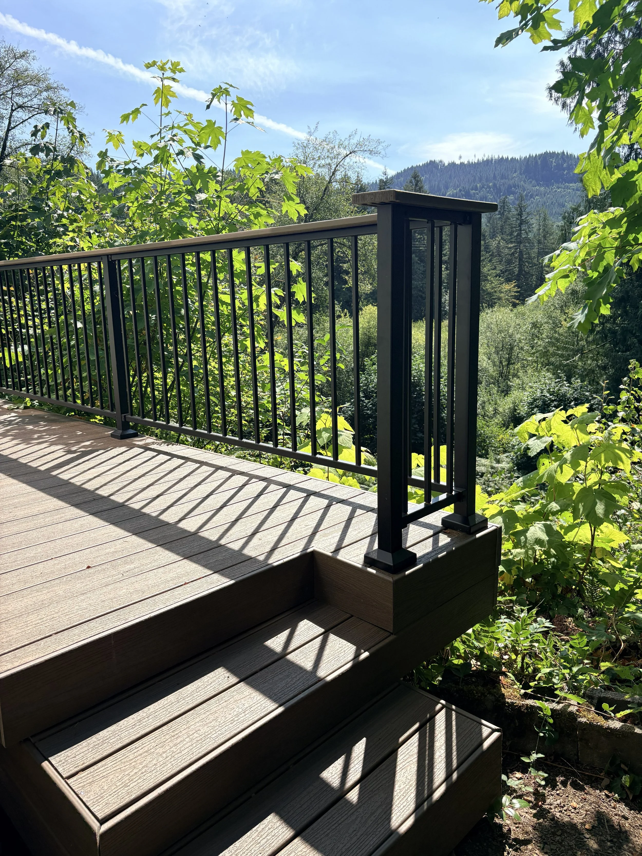 Trex Composite deck installed by Hansen Contracting & Repairs LLC in North Plains, Oregon