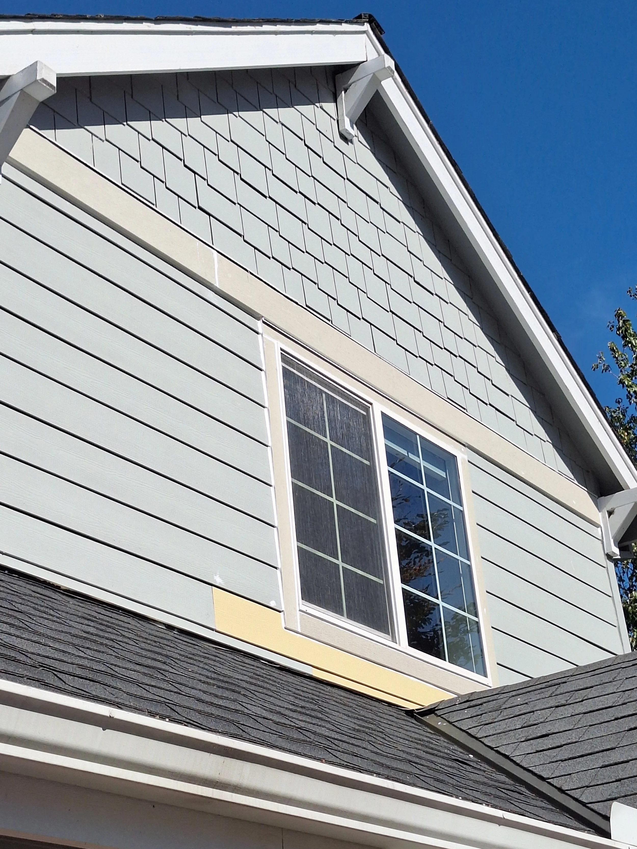James Hardie Siding installed on the exterior of a house in Oregon