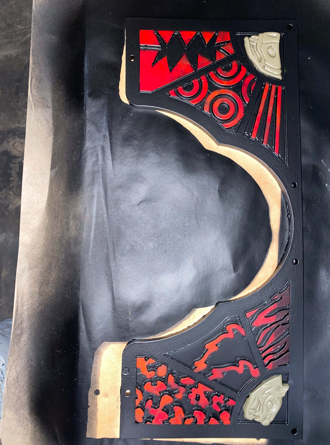 Materials: Smooth-On 325 Urethane, So-Strong Urethane Pigment, Flat Black Spray Paint, Green Latex Paint, Flat Clear Spray paint
