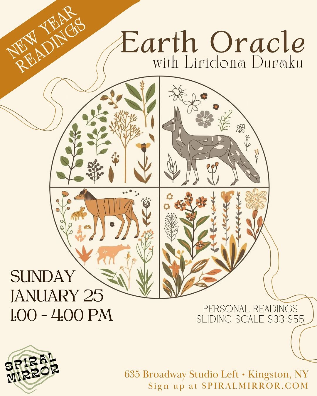 🌻 𝓔𝓪𝓻𝓽𝓱 𝓞𝓻𝓪𝓬𝓵𝓮 𝓡𝓮𝓪𝓭𝓲𝓷𝓰𝓼 🦉

Tune into your guidance in this window between the Gregorian new year and lunar new year.

Earth Oracle readings are an elemental divination practice of communicating with the seen and unseen realms of 