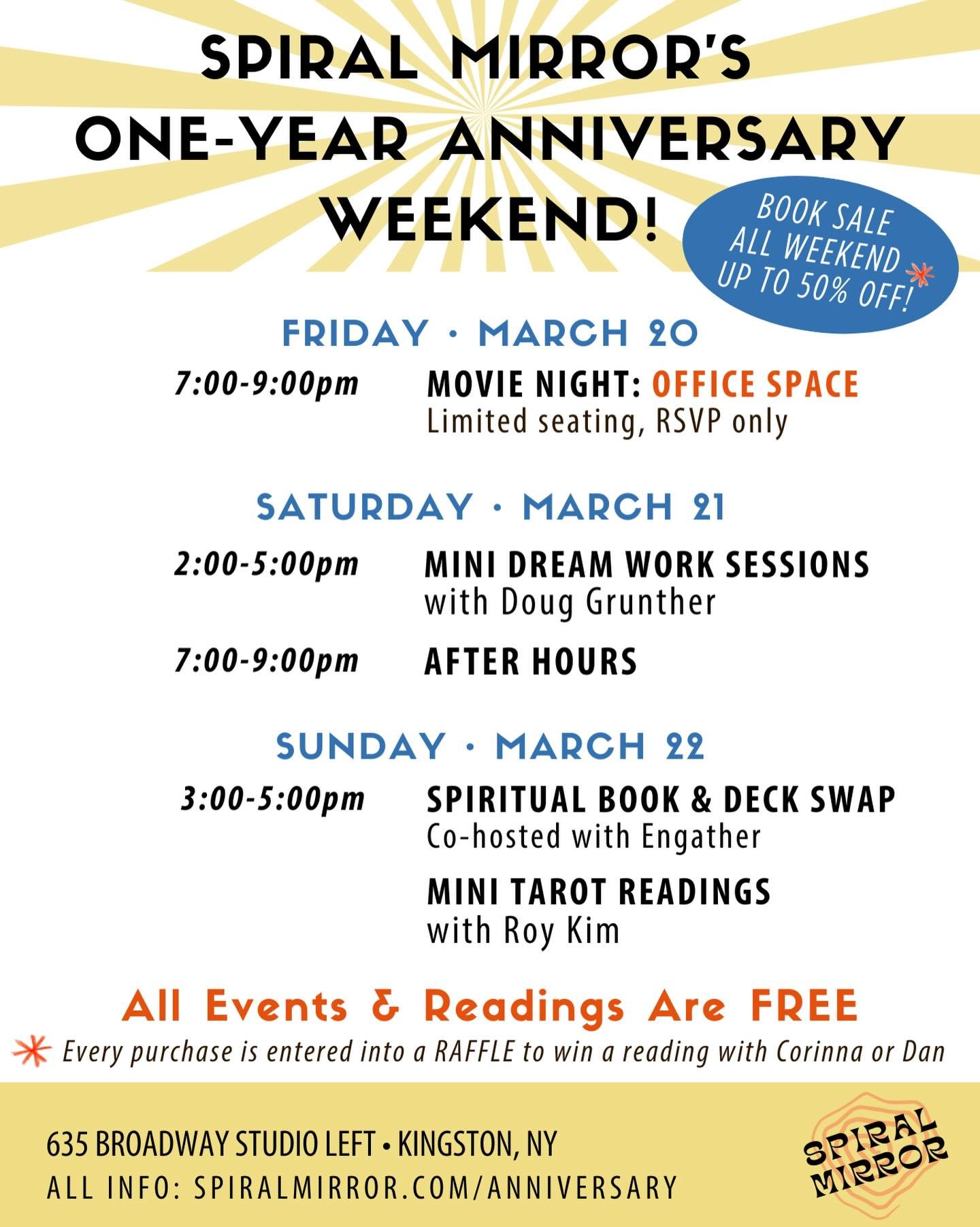 𝓢𝓹𝓻𝓲𝓷𝓰 𝓲𝓼 𝓱𝓮𝓻𝓮! Bringing with it a fresh opening into the new 🌱

We opened on the Spring Equinox (March 21st) of 2025. It has been such a gift to meet so many of you and share in exploration together.

To celebrate and show our appreciat