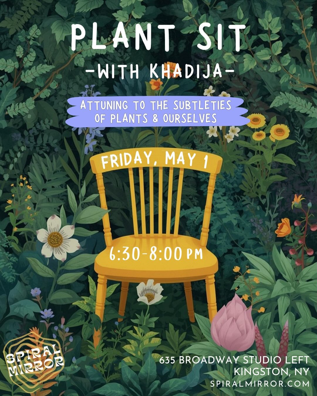 𝑷𝒍𝒂𝒏𝒕 𝑺𝒊𝒕: 𝑨𝒕𝒕𝒖𝒏𝒊𝒏𝒈 𝒕𝒐 𝑷𝒍𝒂𝒏𝒕𝒔 𝒂𝒏𝒅 𝑶𝒖𝒓𝒔𝒆𝒍𝒗𝒆𝒔 🌱

We&rsquo;re honoring the midpoint of spring, the increasing sun, the incoming fertility of growth with a Beltane/May Day 𝑷𝒍𝒂𝒏𝒕 𝑺𝒊𝒕 &mdash; a practice in slowi