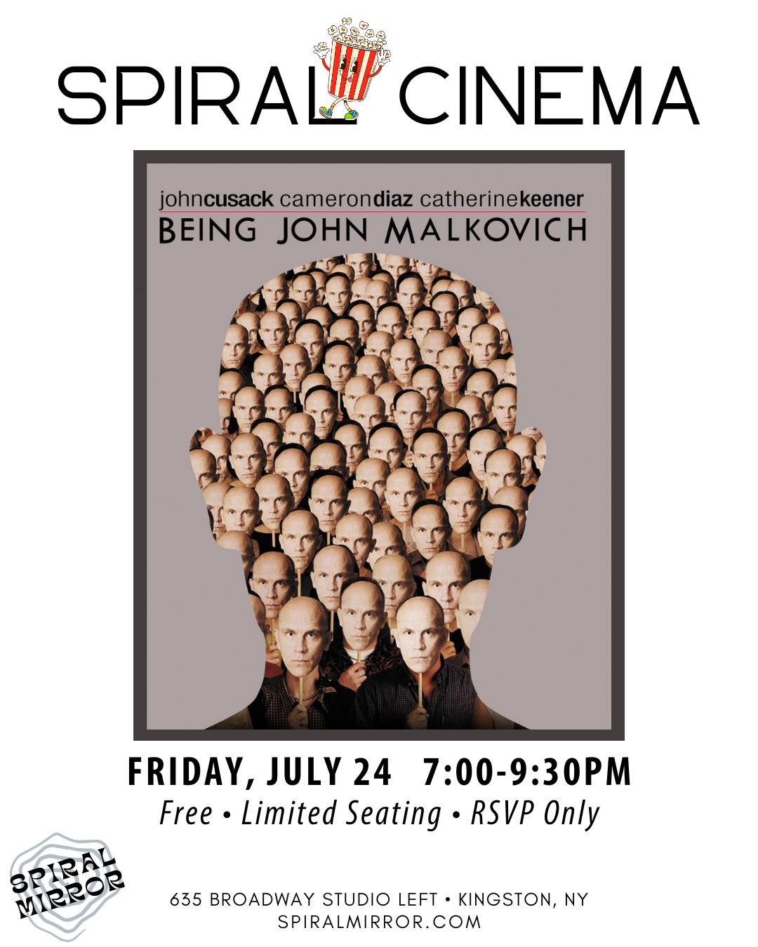 Spiral Cinema: Being John Malkovich