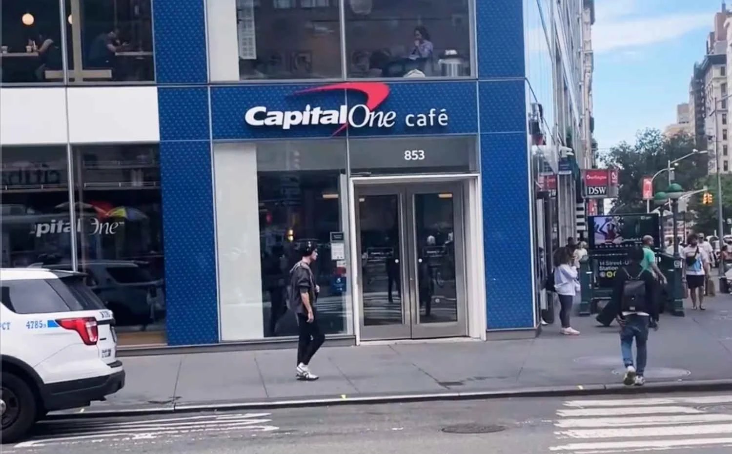 Capital One Cafe Union Square NYC storefront exterior