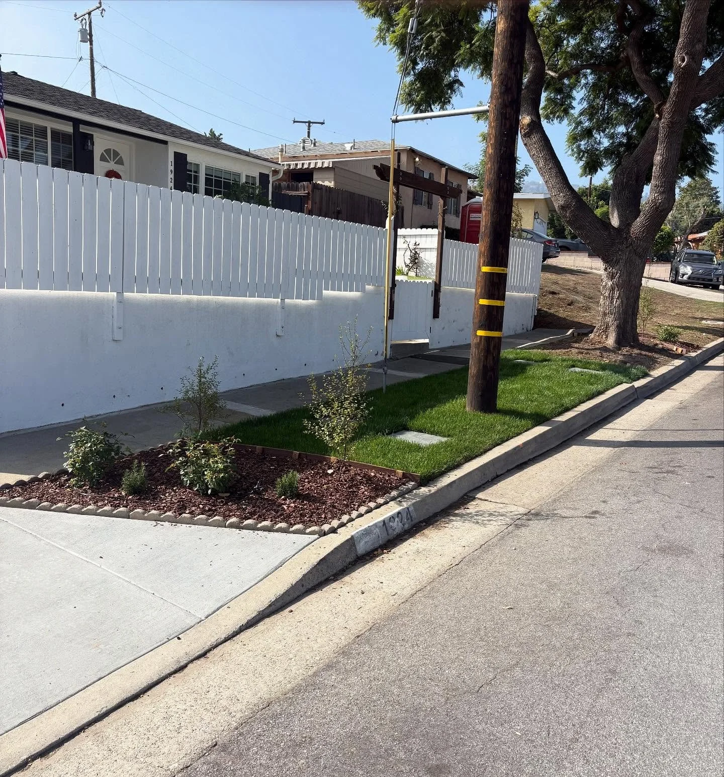SPRINKLER SYSTEM INSTALL, FRONT YARD SOD INSTALLATION &amp; 2X SMALL PLANTER BEDS