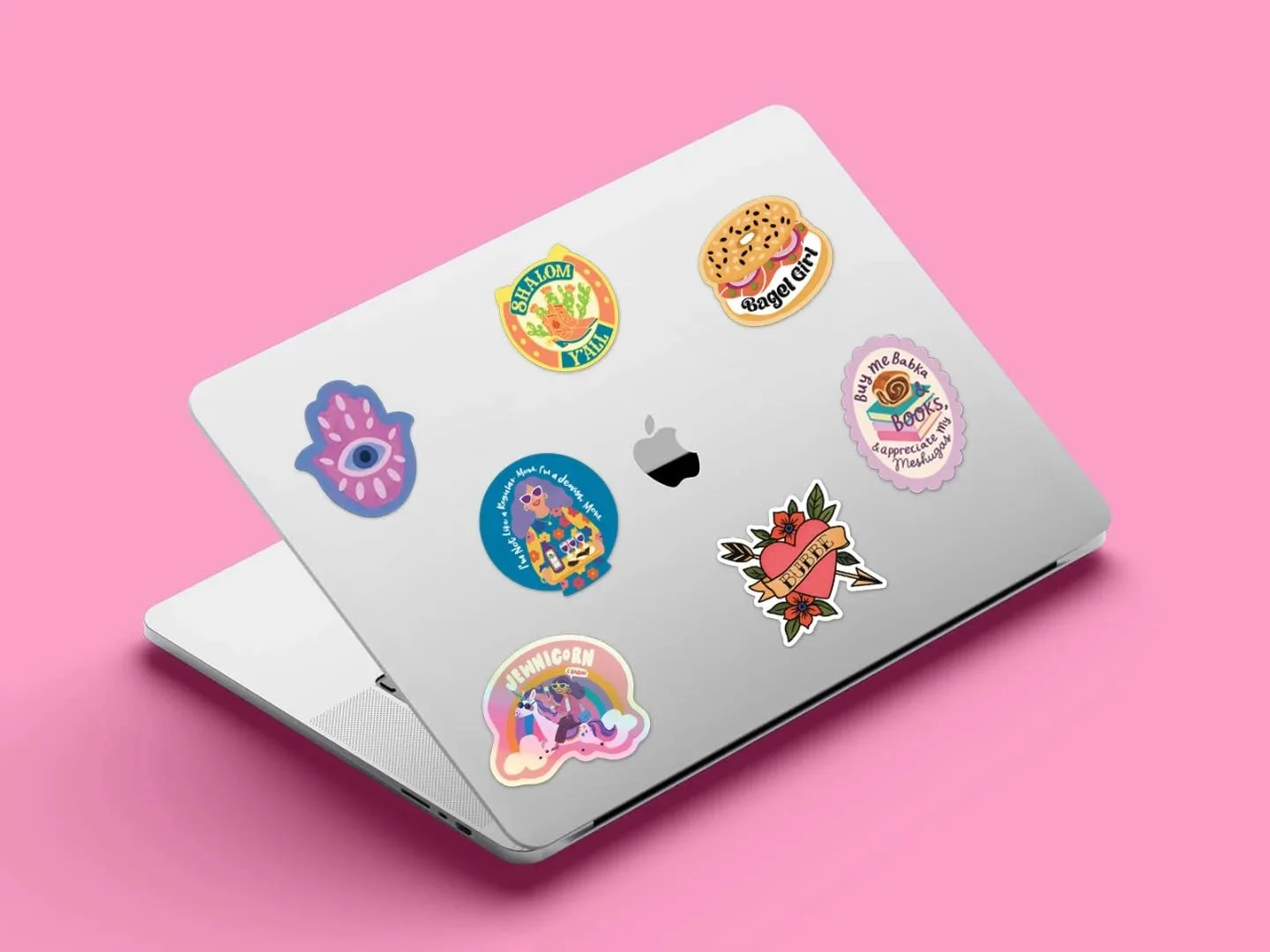 Build your own sticker packs are here! You&rsquo;re no longer locked into a preset trio, now you get to curate your own perfect Jewish Flair sticker pack. 🩷 Can&rsquo;t wait to see what combos you create! 

📣New sticker alert! Check out our new pur
