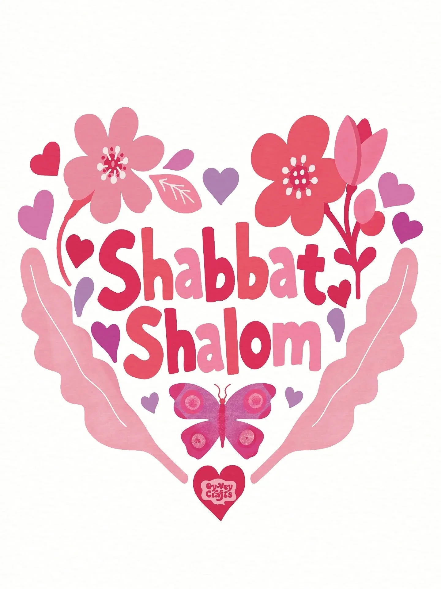 It&rsquo;s February, which means I&rsquo;m putting hearts on everything for the foreseeable future. Shabbat Shalom! 🩷

Jewish illustrator and surface designer.
#ShabbatShalom #JewishIllustrator #SurfaceDesigner #JewishDesign #JewishArt ModernJudaica
