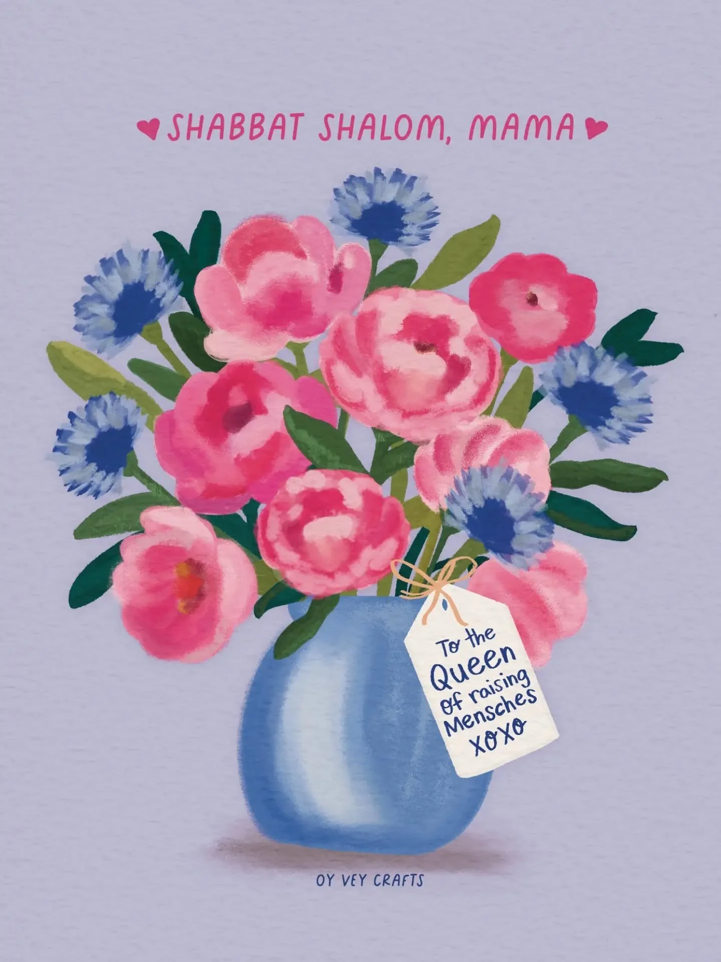 Shabbat Shalom to all the ladies out there raising mensches 🩷
From one Jewish mom to another, Happy Mother&rsquo;s Day. Thank you for doing the invisible work, the emotional labor, the snack packing, the Shabbat making, and all the little things tha