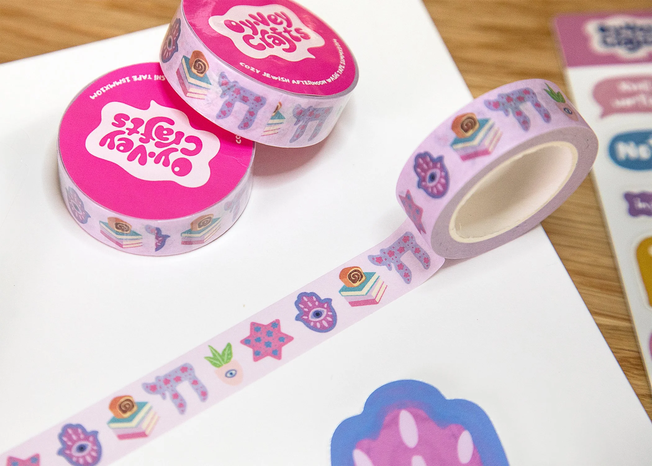 Cozy Jewish Afternoon Washi Tape