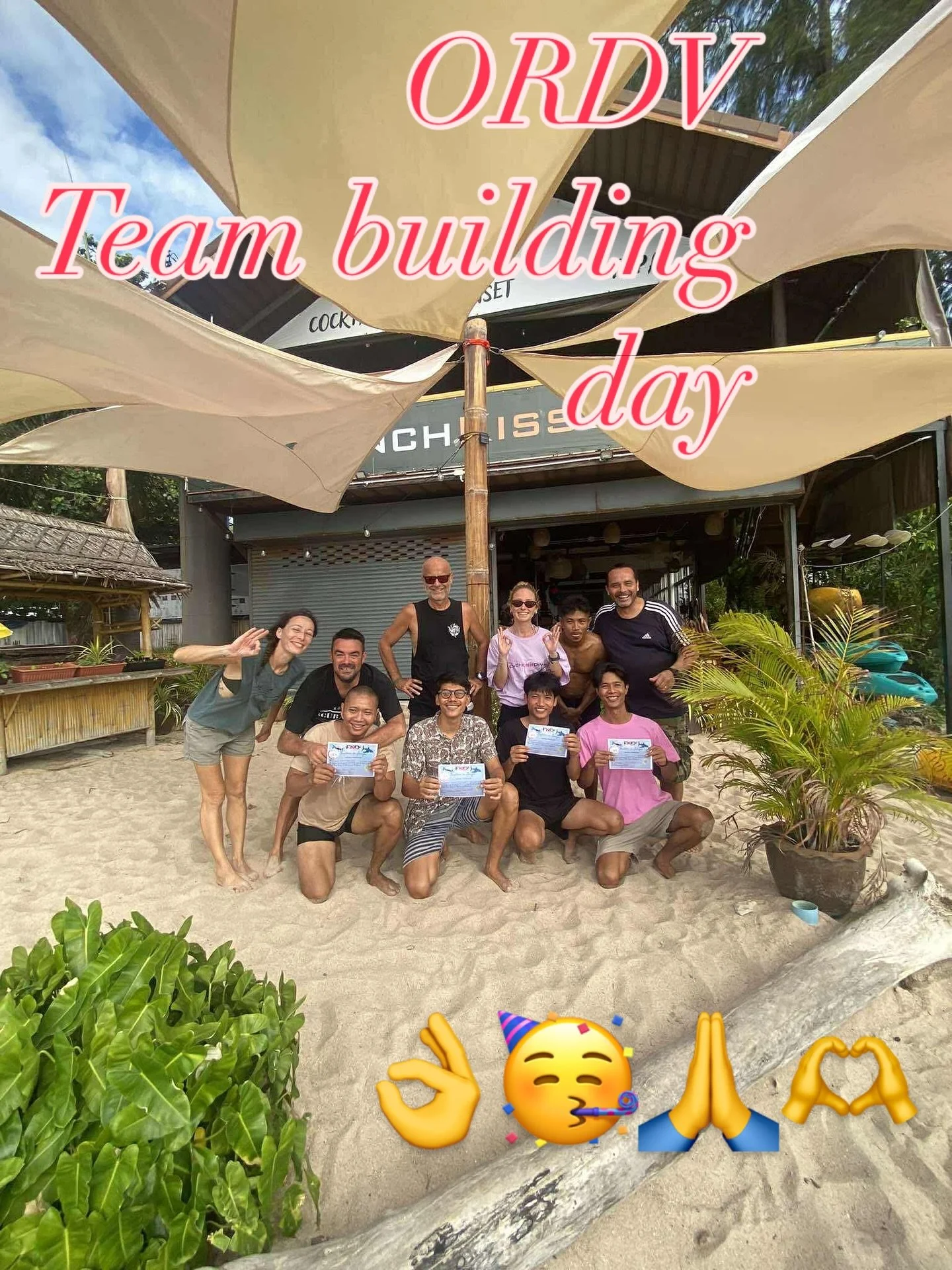 Beautiful Team building day with @orendezvoustao staff 🥳🥳 congratulations 🥳🫶👌👌❤️