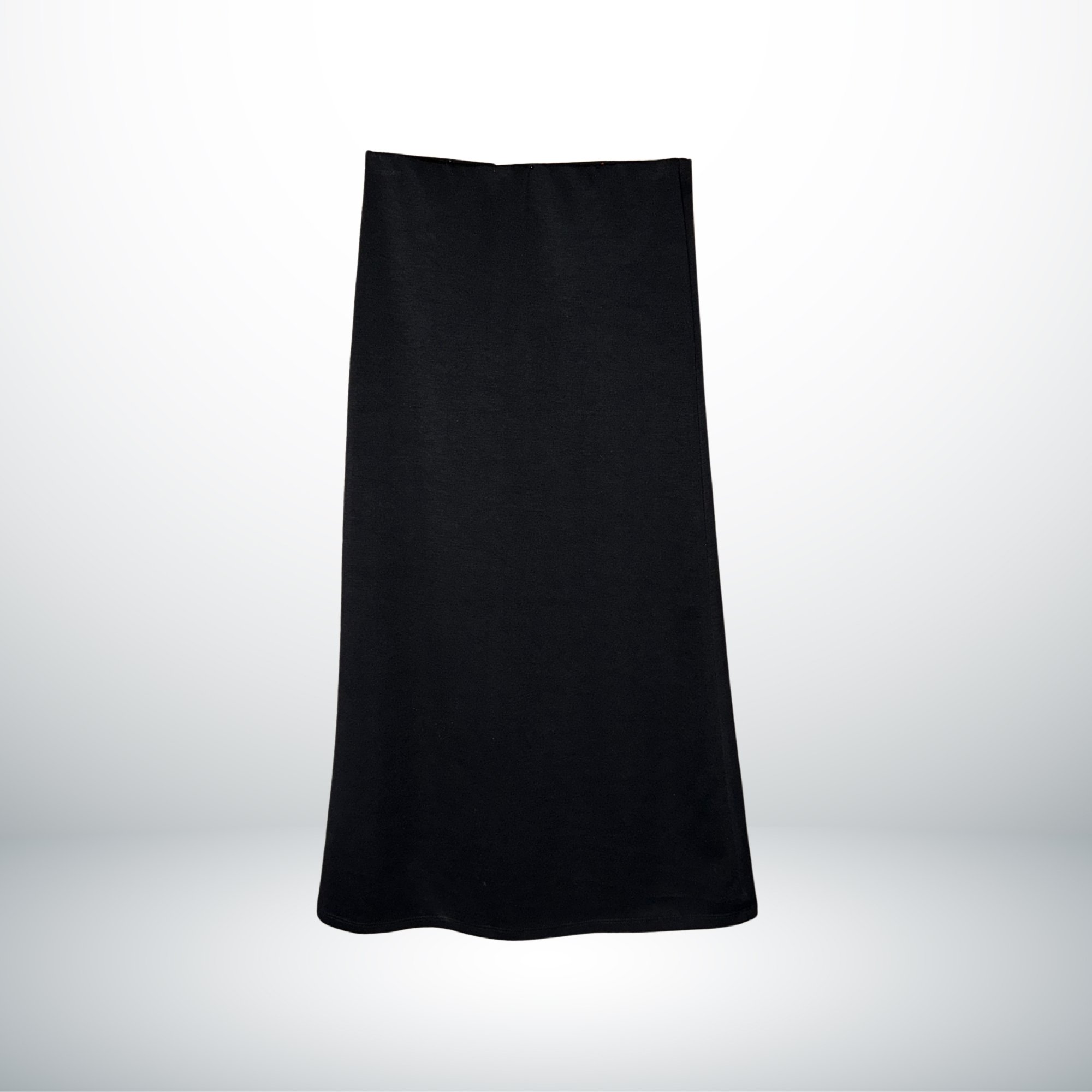 BLACK STRECH LONG SKIRT